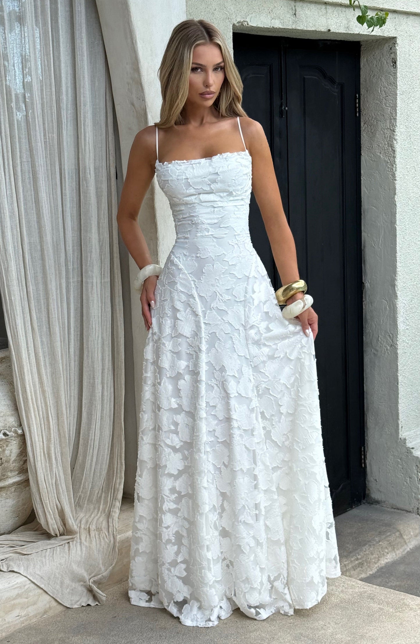Francis Maxi Dress - Ivory