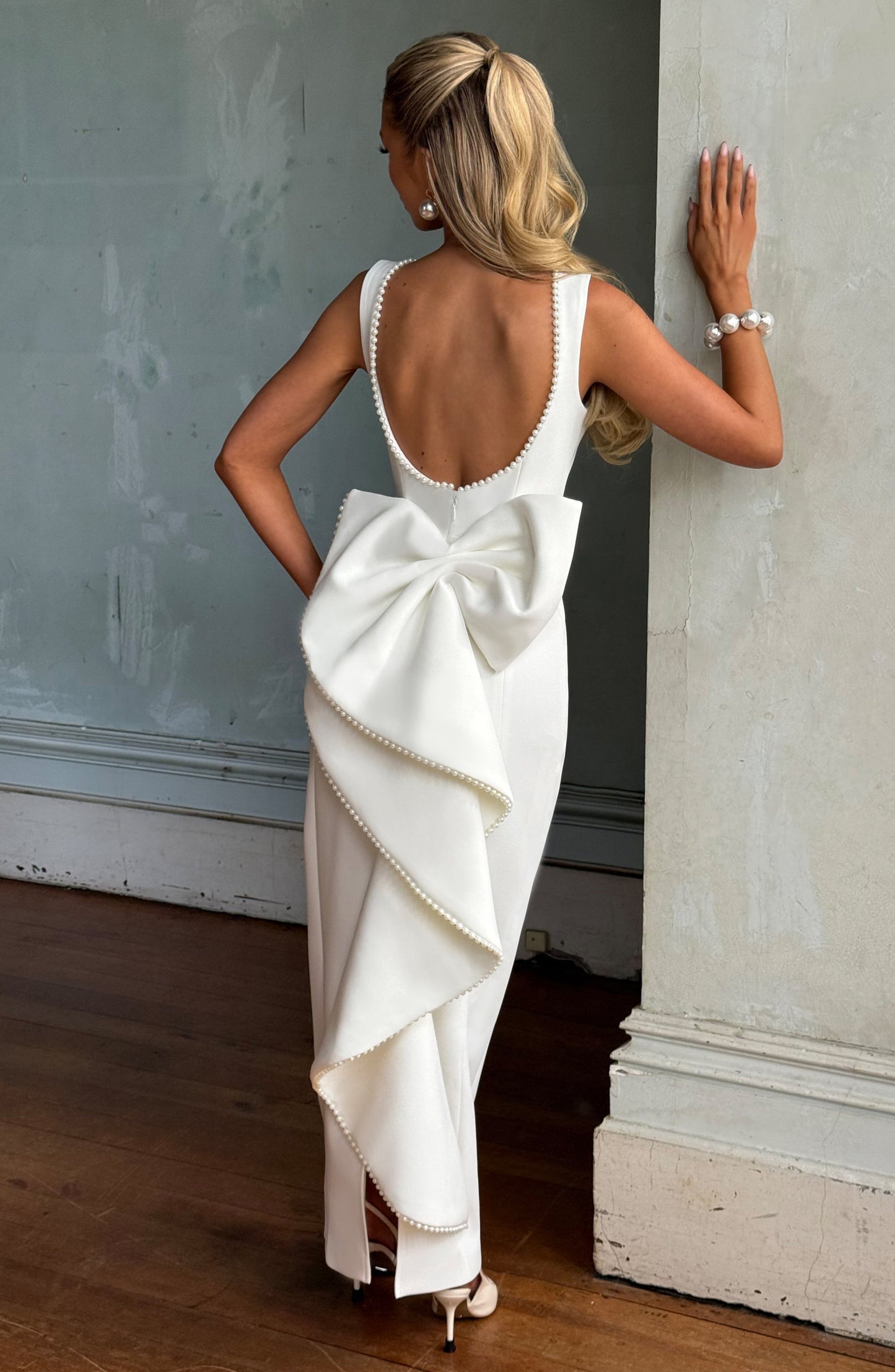 Lana Midaxi Dress - Ivory